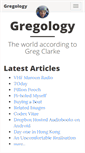 Mobile Screenshot of gregology.net